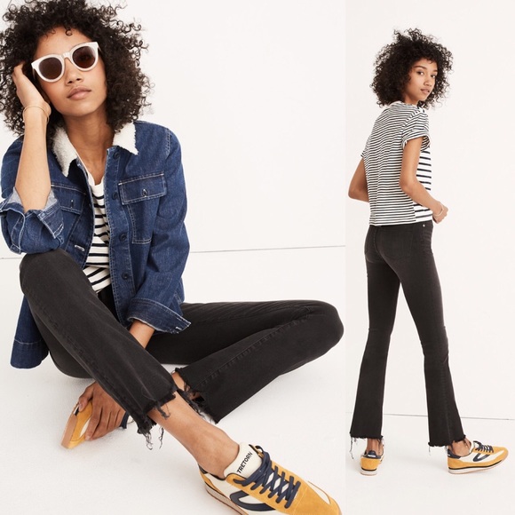 Madewell Denim - Madewell Cali Demi-Boot Jeans Chewed-Hem Tall